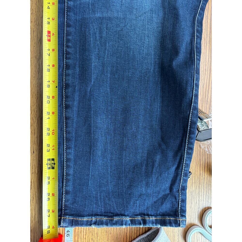 Torrid Weekend Boyfriend Mid Rise Jeans Size 6 Short Axis Pull On Drawstring NWT - Picture 9 of 9